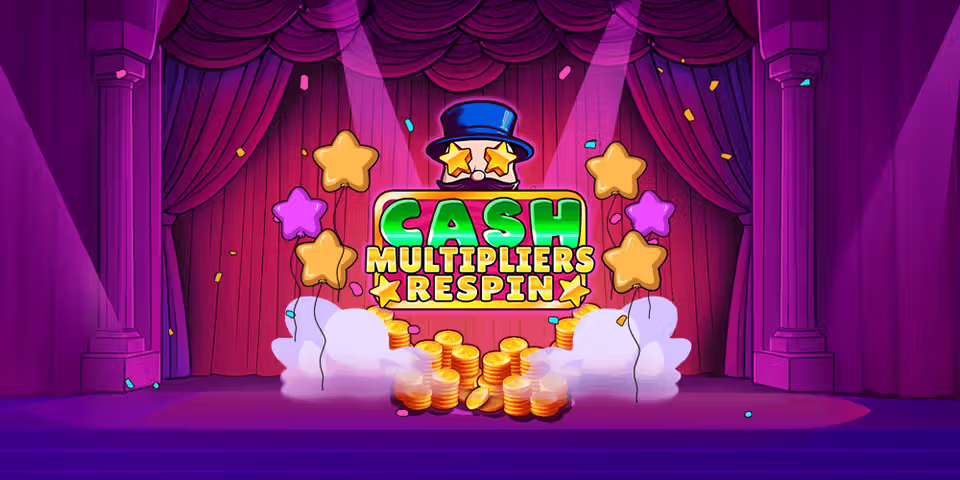 Cash Multipliers Respin casino game by 18 Peaches