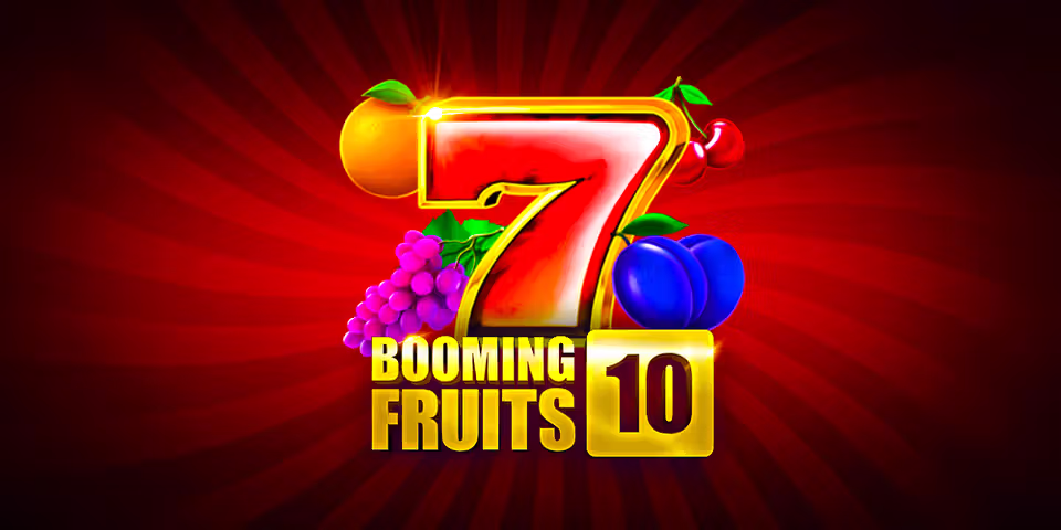 Booming Fruits 10 by 1Spin4Win, available for your casino platform