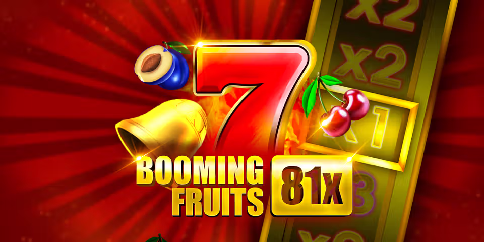 Booming Fruits 81x by 1Spin4Win, available for your casino platform