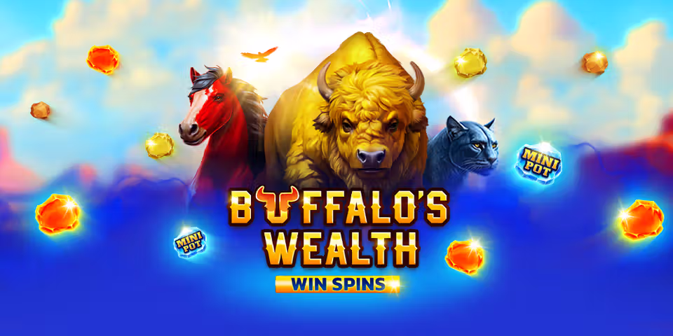 Buffalo's Wealth Win Spins by 1Spin4Win, available for your casino platform