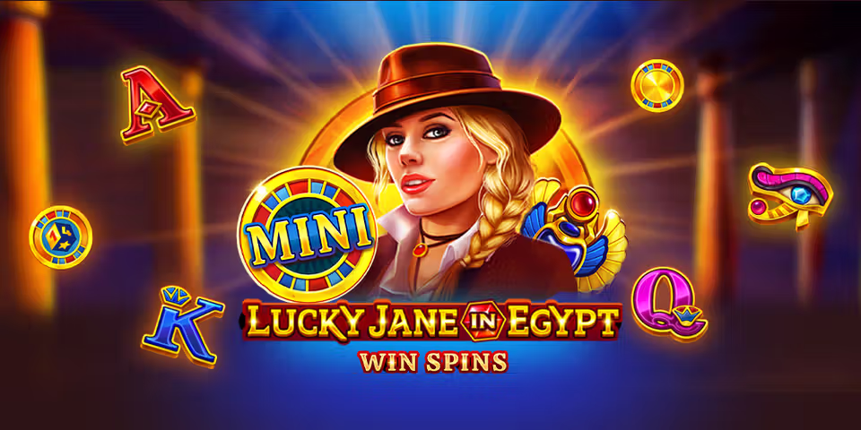 Lucky Jane In Egypt Win Spins by 1Spin4Win, available for your casino platform