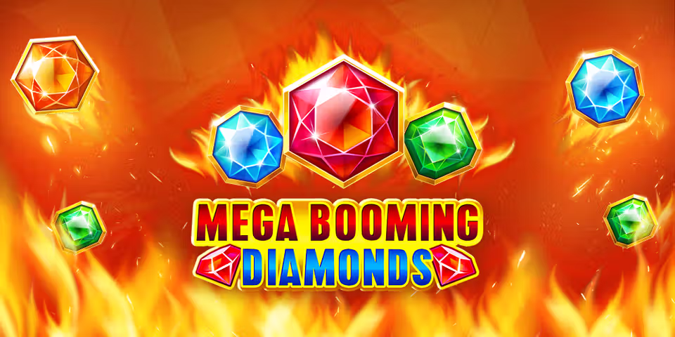 Mega Booming Diamonds by 1Spin4Win, available for your casino platform