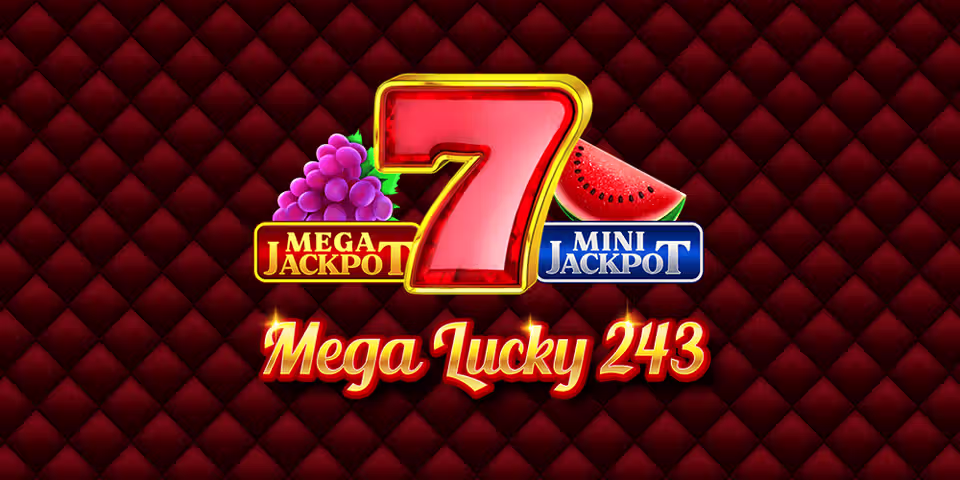 Mega Lucky 243 by 1Spin4Win, available for your casino platform