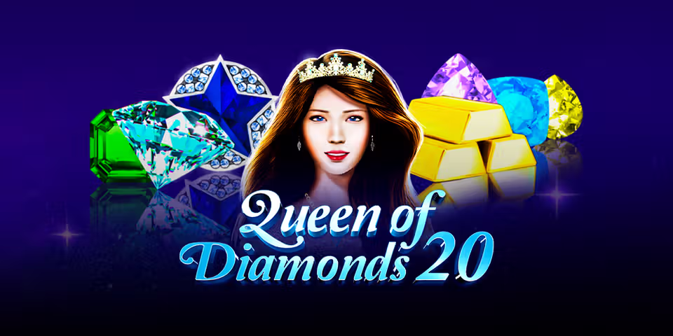 Queen of Diamonds 20 by 1Spin4Win, available for your casino platform