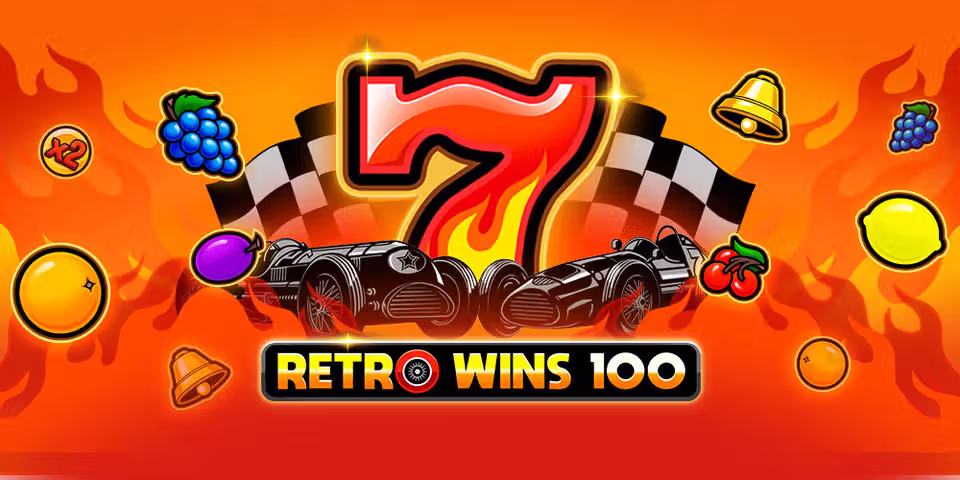 Retro Wins 100 by 1Spin4Win, available for your casino platform