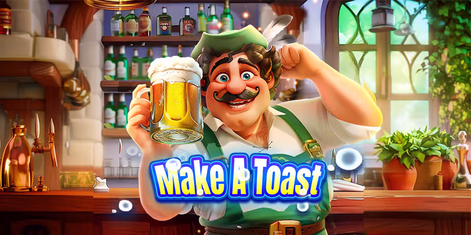 Make A Toast by 77 Gaming, available for your casino platform