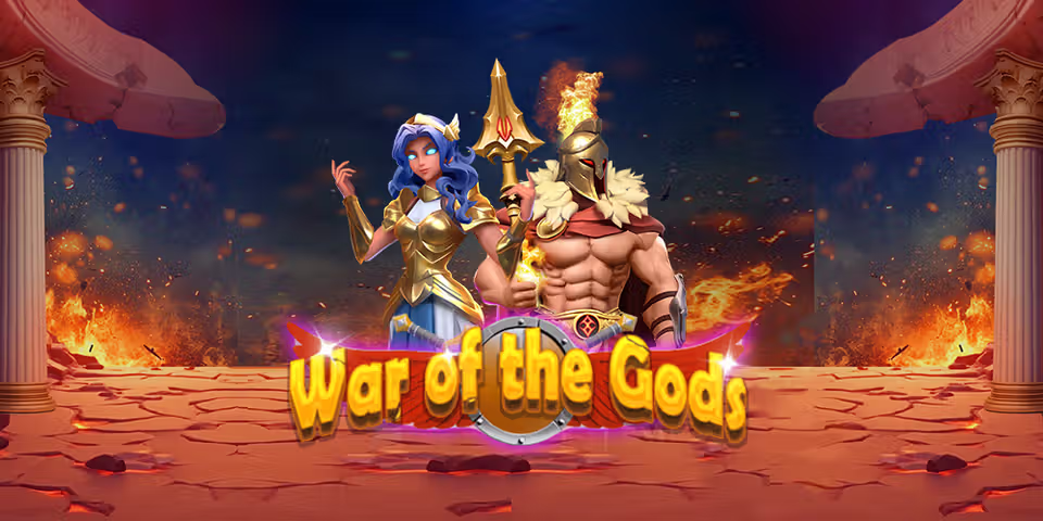 War of the Gods by 77 Gaming, available for your casino platform