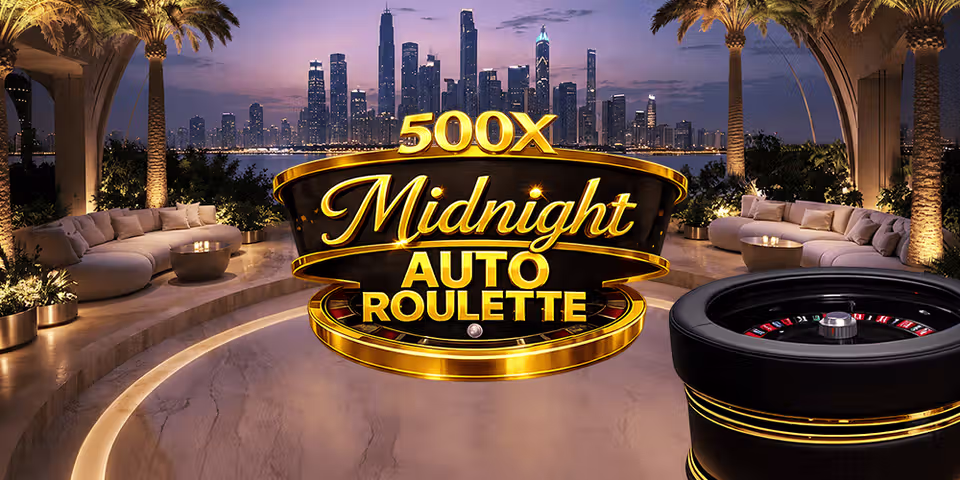 500x Midnight Auto Roulette by 7Mojos Live, available for your casino platform