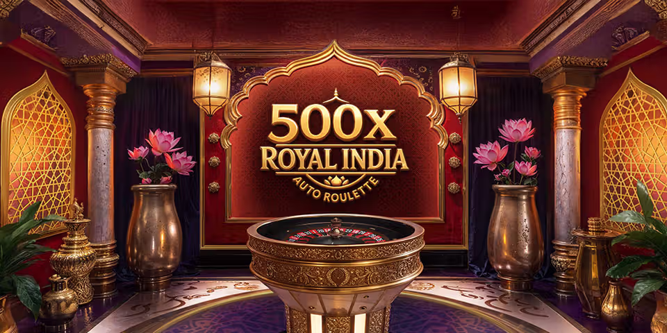 500x Royal India Auto Roulette by 7Mojos Live, available for your casino platform