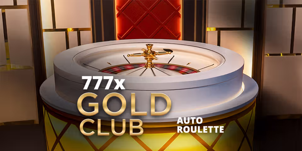 777x Gold Club Auto Roulette by 7Mojos Live, available for your casino platform