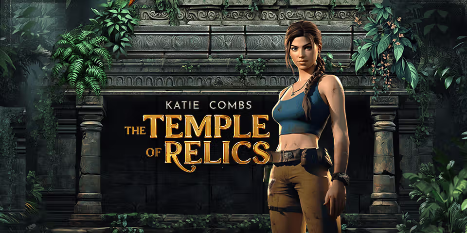 Katie Combs: The Temple of Relics by Air Dice, available for your casino platform