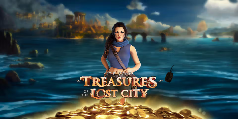 Katie Combs – Treasures of the Lost City by Air Dice, available for your casino platform