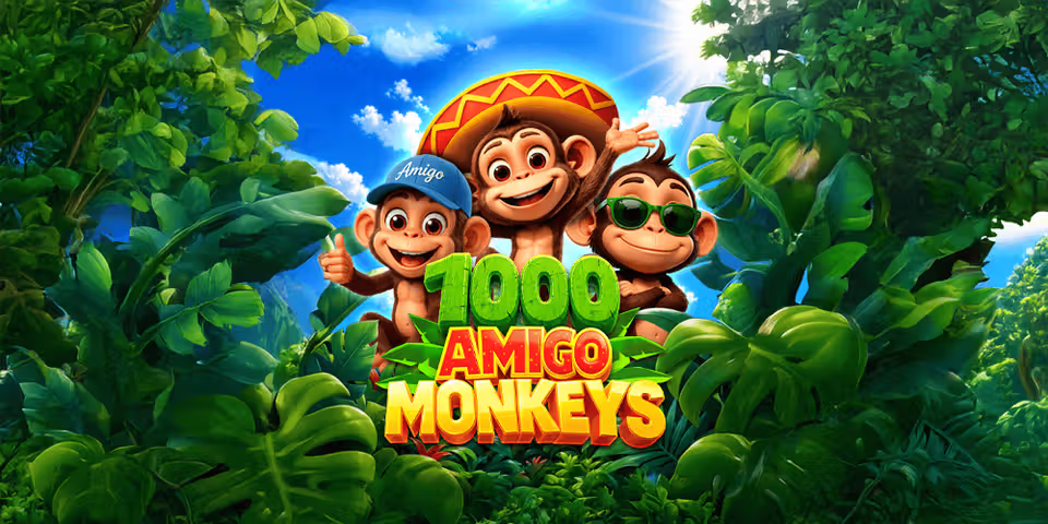 1000 Amigo Monkeys by Amigo Gaming, available to add to your casino platform