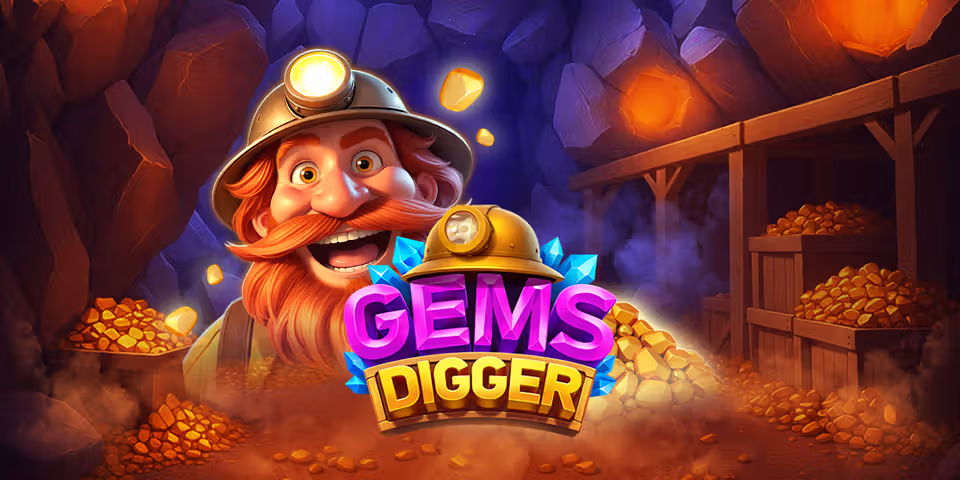 Gems Digger by Barbara Bang, available for your casino platform
