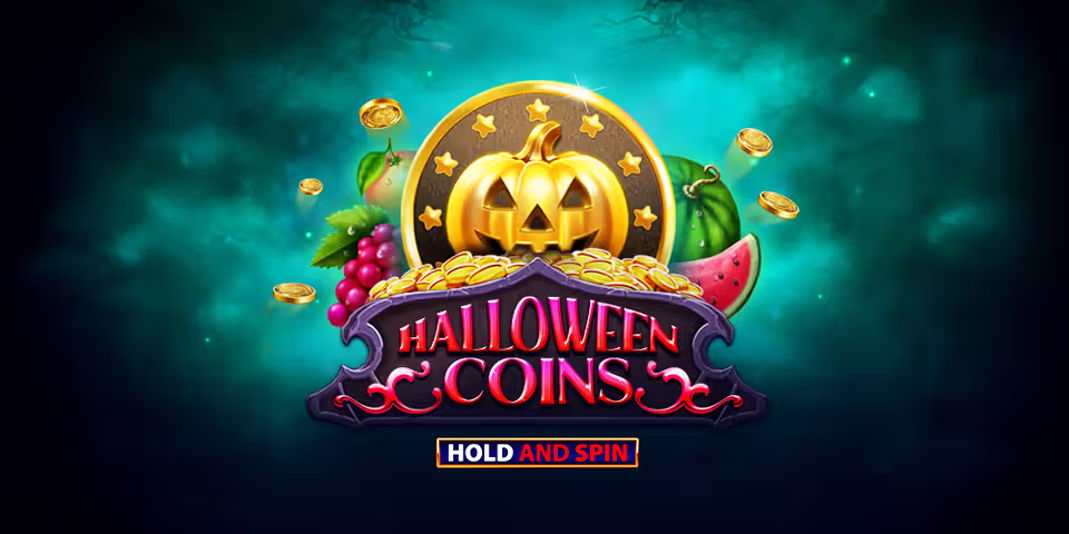 Halloween Coins Hold and Spin by Barbara Bang, available for your casino platform