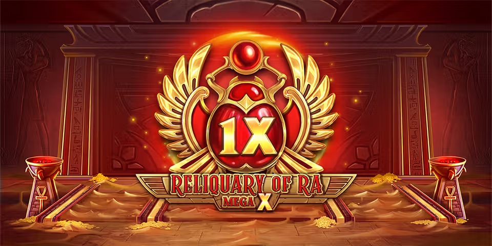 Reliquary of Ra MegaX by Barbara Bang, available for your casino platform