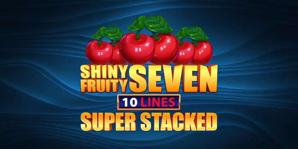 Shiny Fruity Seven 10 Lines Super Stacked by Barbara Bang, available for your casino platform