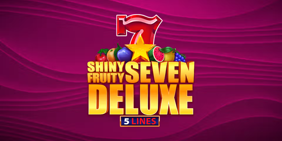 Shiny Fruity Seven 5 Lines Deluxe by Barbara Bang, available to add to your casino platform