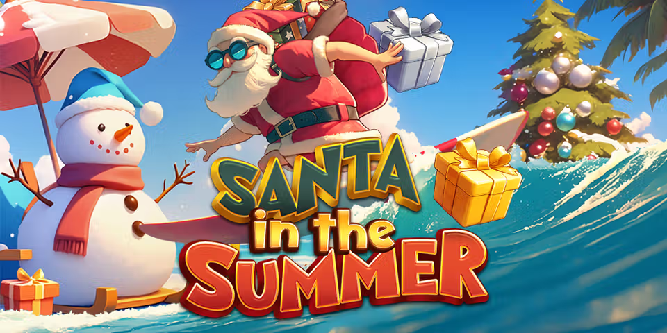 Santa in the Summer by Bigpot Gaming, available for your casino platform