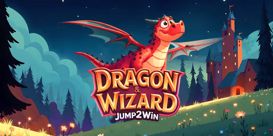 Dragon & Wizard: Jump2Win by Blitzcrown, available for your casino platform