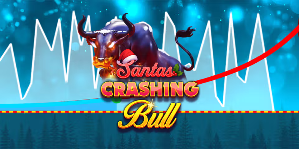 Santas Crashing Bull by Blaze Gaming, available for your casino platform