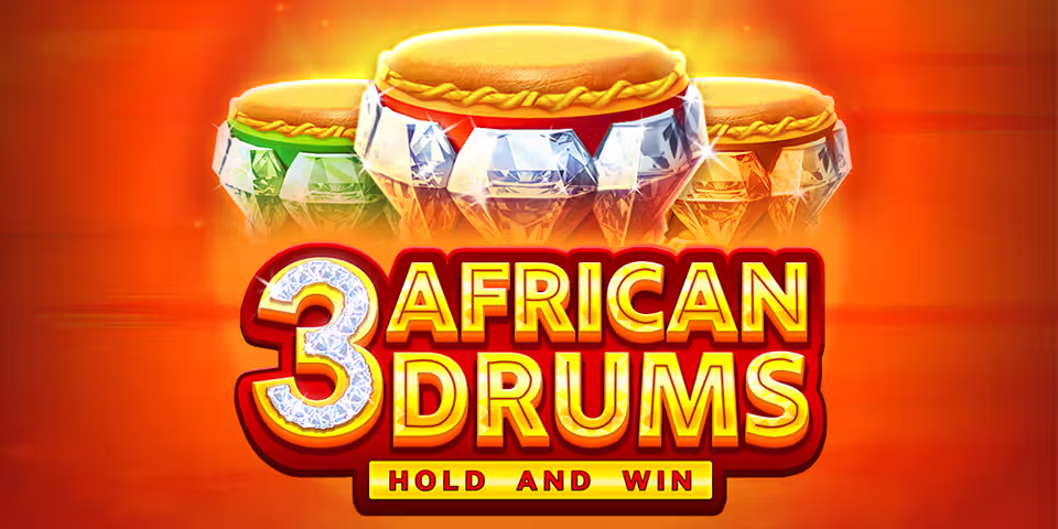 3 African Drums by BNG, available for your casino platform