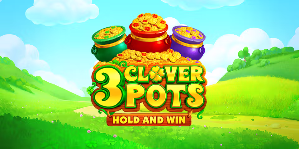 3 Clover Pots: Hold and Win by BNG, available for your casino platform