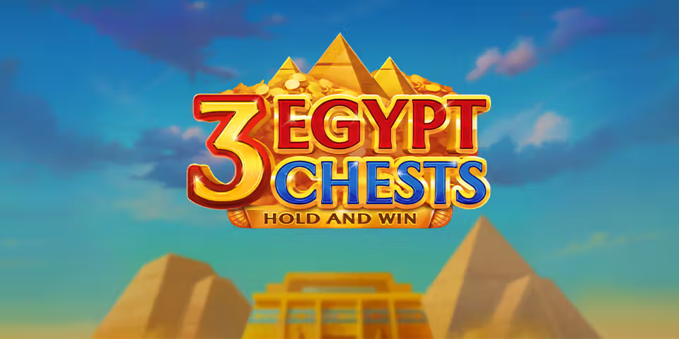 3 Egypt Chests: Hold and Win by BNG, available for your casino platform