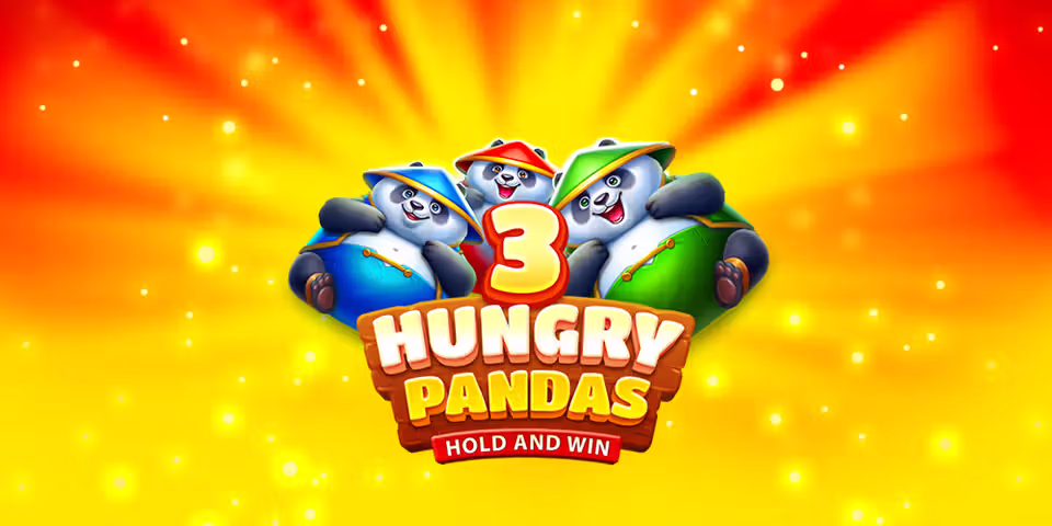3 Hungry Pandas Hold and Win by BNG, available for your casino platform