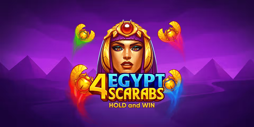 4 Egypt Scarabs: Hold and Win by BNG, available to add to your casino platform