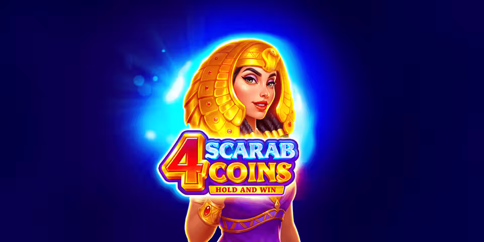 4 Scarab Coins: Hold and Win by BNG, available for your casino platform