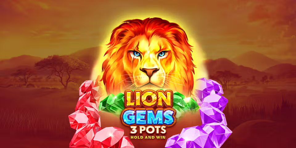 Lion Gems 3 Pots: Hold and Win by BNG, available for your casino platform