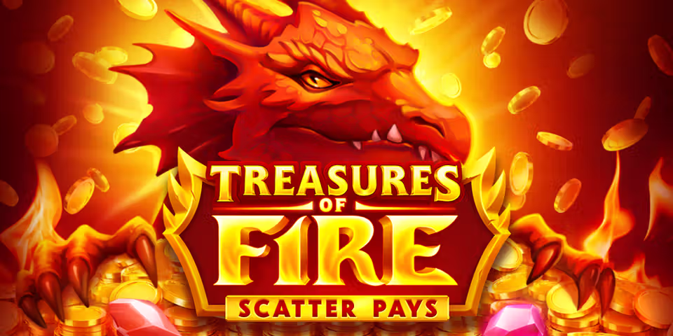 Treasures of Fire: Scatter Pays by BNG, available for your casino platform