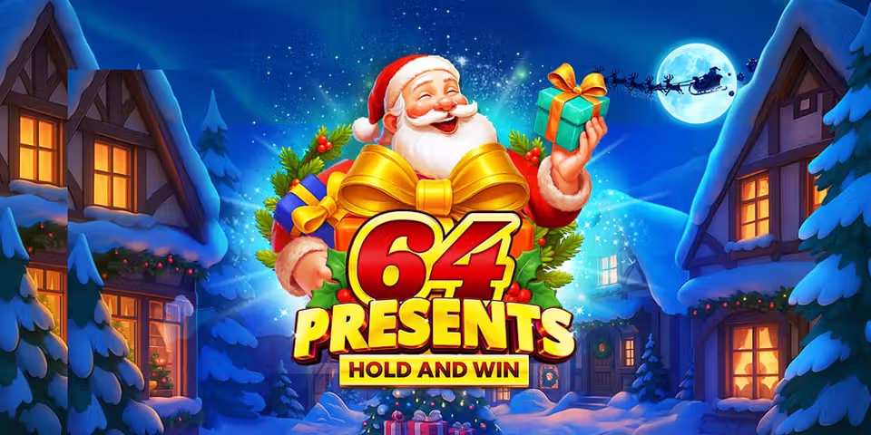 64 Presents Hold and Win by Booming, available for your casino platform