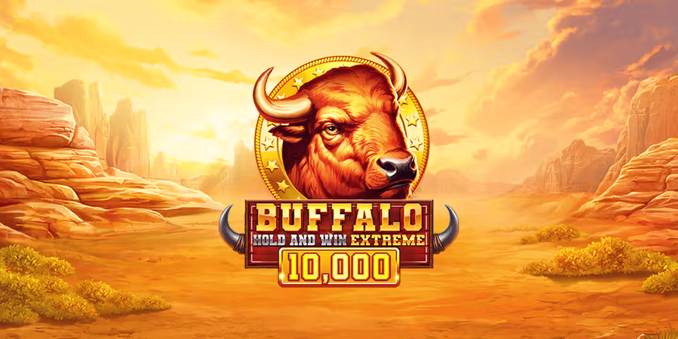 Buffalo Hold and Win Extreme 10,000 by Booming, available for your casino platform