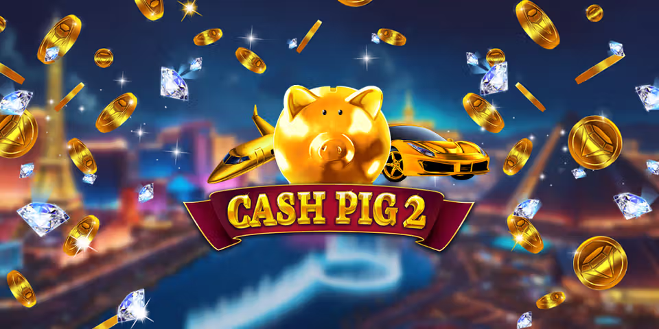 Cash Pig 2 by Booming, available for your casino platform