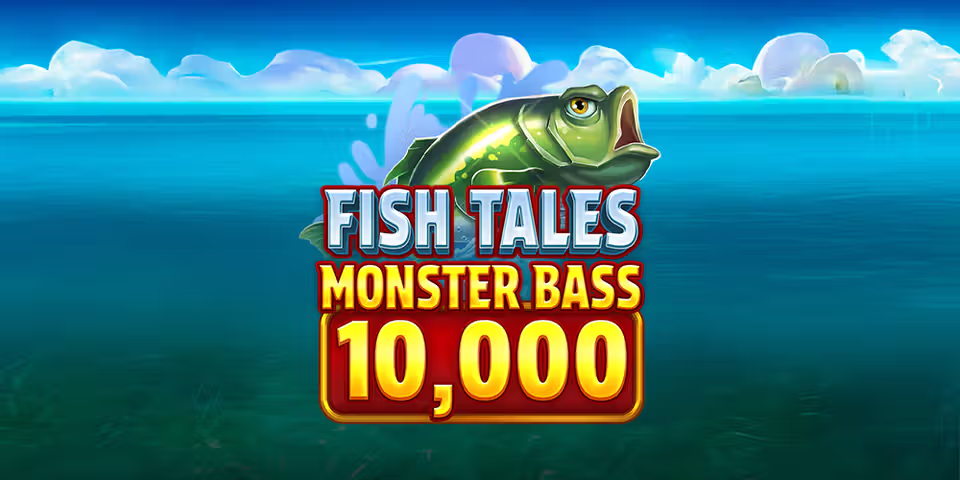 Fish Tales Monster Bass 10,000 by Booming, available for your casino platform
