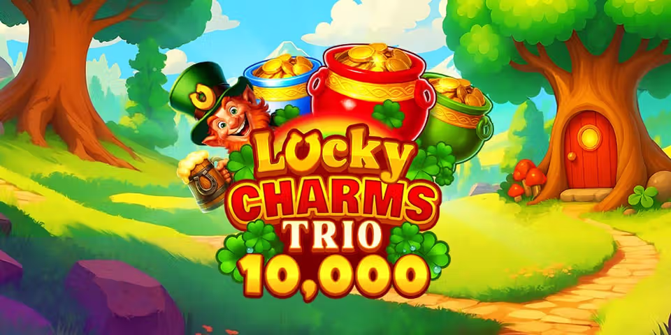 Lucky Charms Trio 10,000 by Booming, available for your casino platform