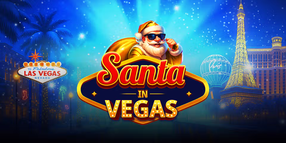 Santa In Vegas by Booming, available to add to your casino platform