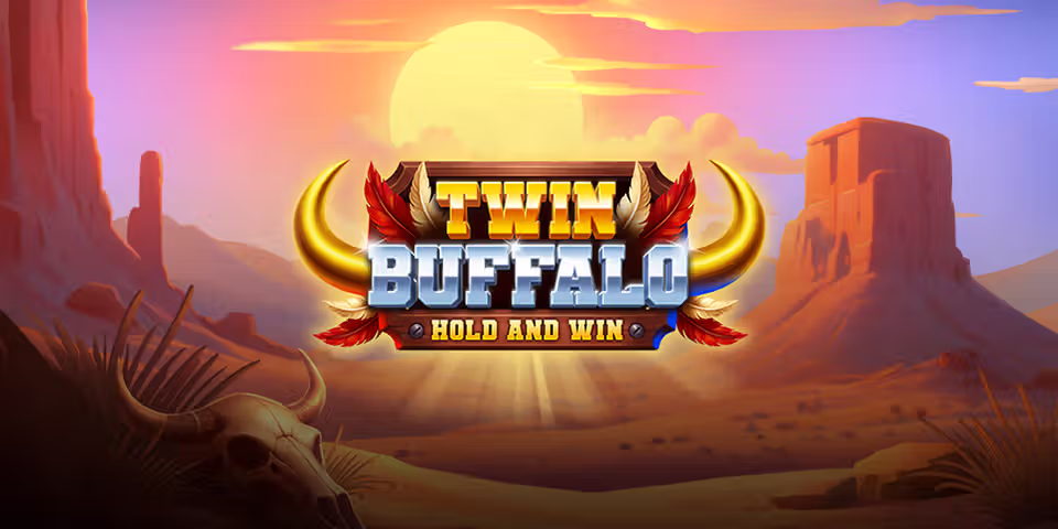 Twin Buffalo: Hold & Win by Booming, available for your casino platform