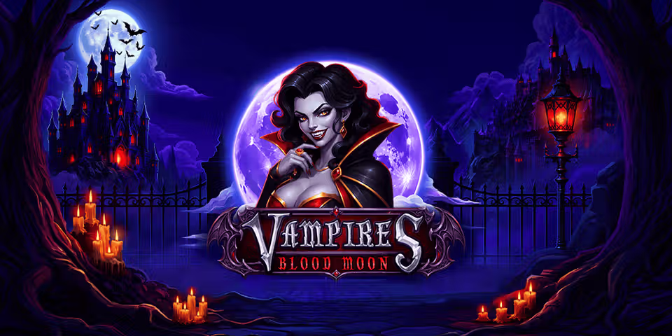 Vampires: Blood Moon by Booming, available for your casino platform