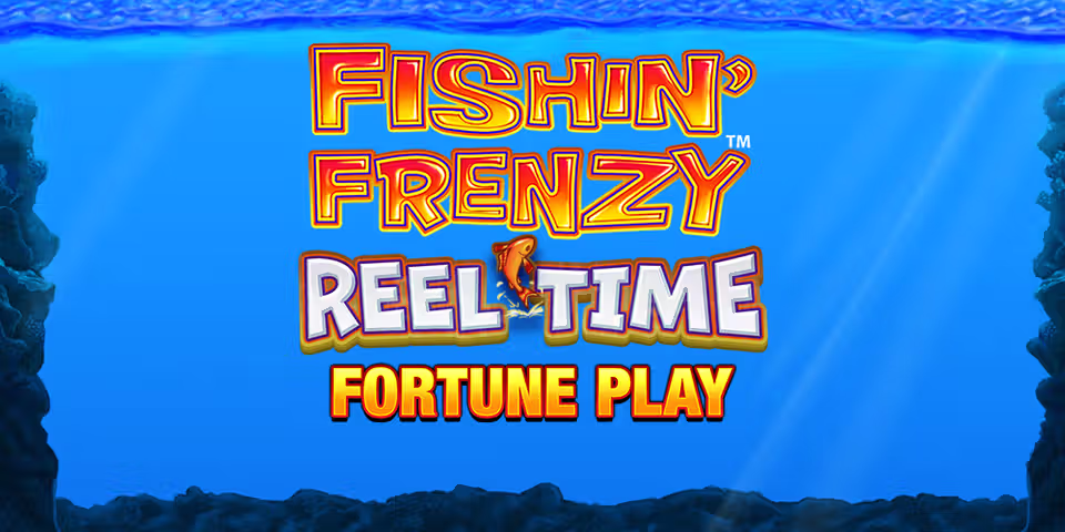 Fishin Frenzy Reel Time Fortune Play by Blueprint, available for your casino platform