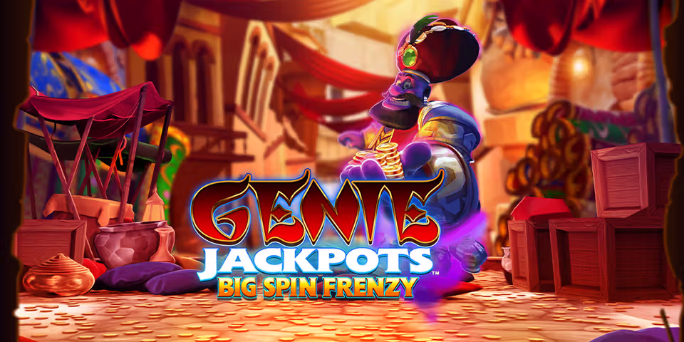 Genie Jackpots: Big Spin Frenzy by Blueprint, available for your casino platform