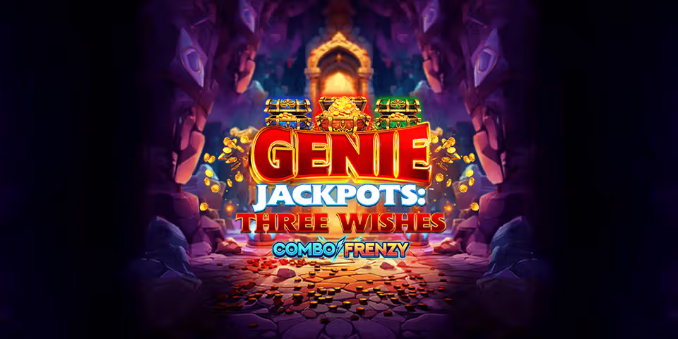 Genie Jackpots: Three Wishes Combo Frenzy by Blueprint, available for your casino platform