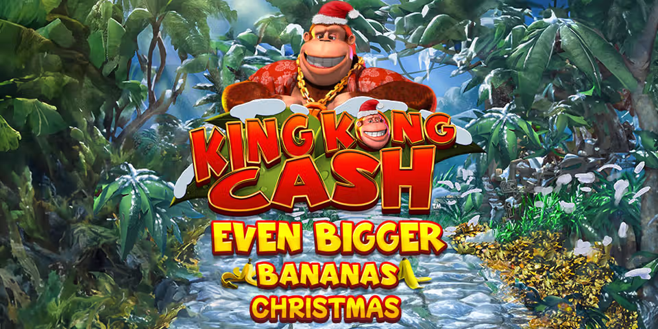 King Kong Cash Even Bigger Bananas Christmas by Blueprint, available for your casino platform