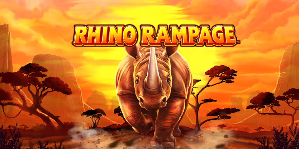 Rhino Rampage by Blueprint, available for your casino platform