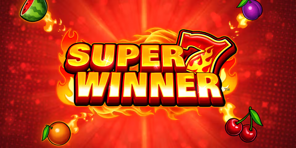 Super 7 winner by Blueprint, available to add to your casino platform
