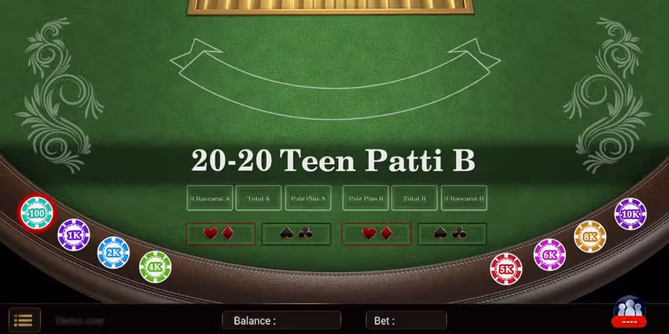 20-20 Teen Patti B by Brino Games, available for your casino platform