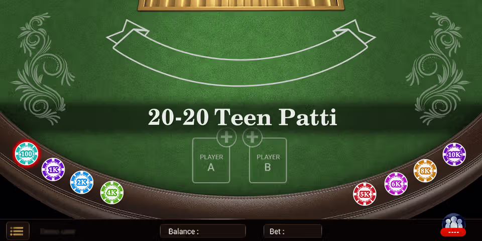 20-20 Teen Patti by Brino Games, available for your casino platform