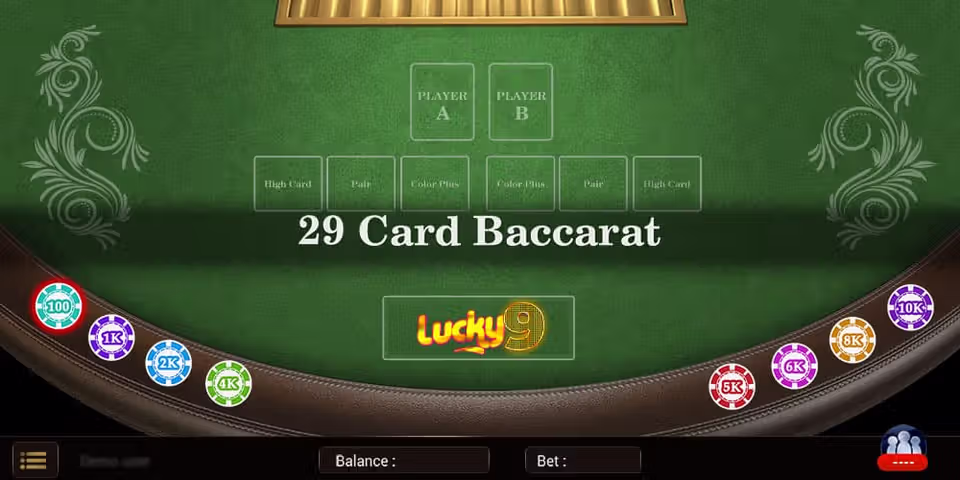 29 Card Baccarat by Brino Games, available for your casino platform